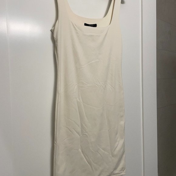 Forever 21 Bodycon Mini Tank Dress Cream Size S - Picture 4 of 5